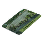 線路に止まるスズメのマグネット マグネット (左側)