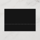線v2 – 黒（白） 名刺 (裏面)