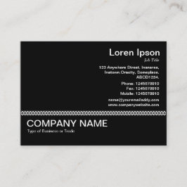 線v2 – 黒（白） 名刺