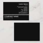 線v2 – 黒（白） 名刺 (正面/裏面)