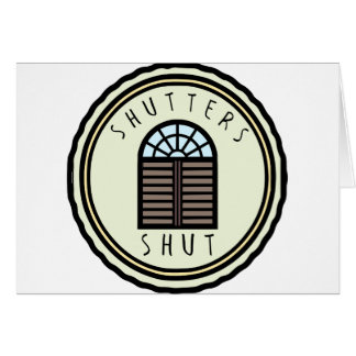 締まっているシャッター!