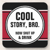 締まっているCool story Broおよび飲み物 コースター (正面)