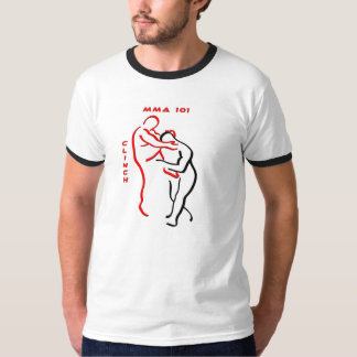 締めつけMMA 101の白の信号器のTシャツ Tシャツ