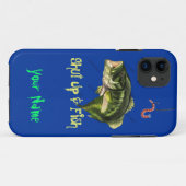 締めて下さい及び-大きい口の低音を採取して下さい Case-Mate iPhoneケース (裏面(横))