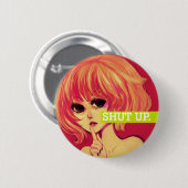 締めて下さい 缶バッジ (正面&裏面)