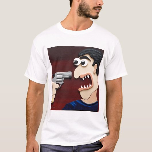 締めて下さい! Tシャツ (正面)