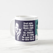 締められたGitmo -男の子の大きい驚き コーヒーマグカップ (正面左)