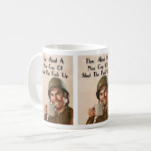 締められたyoの口 コーヒーマグカップ (正面左)