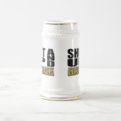 "締められておよび浚渫機" (浚渫船) ビールジョッキ (中央)