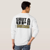 "締められておよび浚渫機" (浚渫船) Tシャツ (裏面フル)