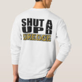 "締められておよび浚渫機" (浚渫船) Tシャツ (裏面)