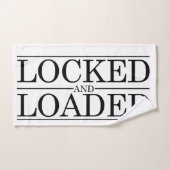 締められ、荷を積まれた純潔のデザイン ハンドタオル (ハンドタオル)