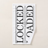 締められ、荷を積まれた純潔のデザイン ハンドタオル (ハンドタオル)