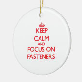 締める物の平静そして焦点を保って下さい セラミックオーナメント (左)