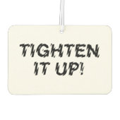 締め付けろ！ カーエアーフレッシュナー (裏面)