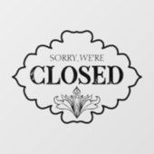 締め切ってごめんなさい ウィンドウサイン (シート)