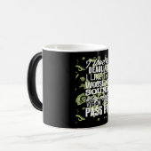 締め切りが好きだからピカピカ鳴るのが好きだ モーフィングマグカップ (正面左)