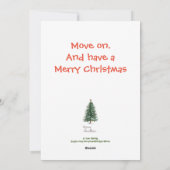 締め切りにおいしい赤水色の女性 シーズンカード (裏面)