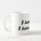 締め切りの時間がない – コーヒーマグ11oz コーヒーマグカップ (左)