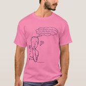 「締め切りは単に行き詰まりではないのか？」 Tシャツ (正面)