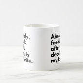 締め切りジョーク コーヒーマグカップ (中央)