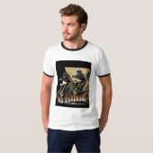 締め切り無し – アドレナリンラッシュダートバイクのみ Tシャツ (正面フル)