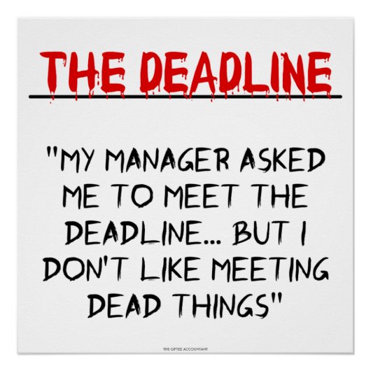 締め切り ポスター (正面)