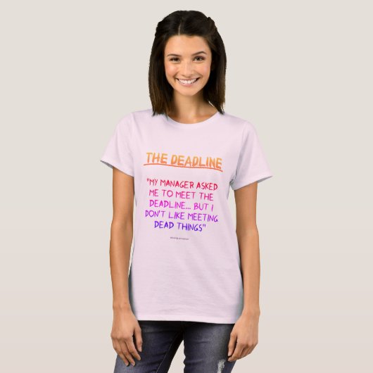 締め切り Tシャツ (正面フル)