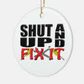 締め、それを固定して下さい(用具) セラミックオーナメント (左)