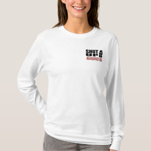 締め、スケートで滑って下さい(姿) Tシャツ