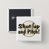 締め、投げて下さい 缶バッジ (正面&裏面)