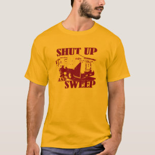 締め、掃除して下さい Tシャツ