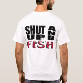 締め、採取して下さい Tシャツ (裏面)