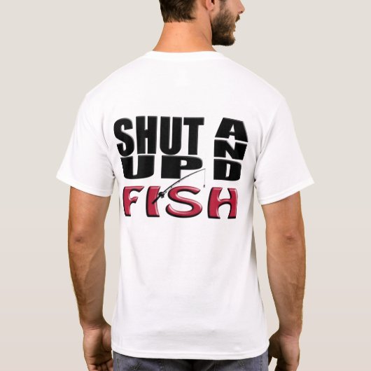 締め、採取して下さい Tシャツ (裏面)