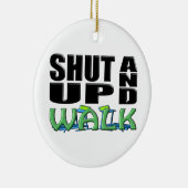 締め、歩かせて下さい(トレッドミル) セラミックオーナメント (右)