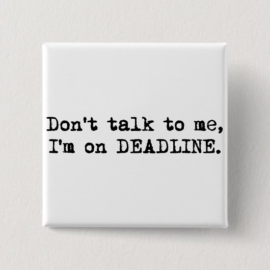 締切ボタン 缶バッジ (正面)