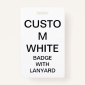 締縄が付いているカスタムでパーソナライズなバッジ バッジ (正面)