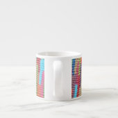 編まれたスカイラインの大きいエスプレッソのマグ エスプレッソカップ (裏面)