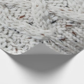 編まれたパターン ラッピングペーパー (角)