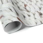 編まれたパターン ラッピングペーパー (ロールコーナー)