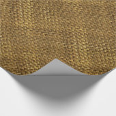 編まれた草のマット ラッピングペーパー (角)