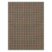 編まれた荒く季節的なバーラップの赤い緑の白 テーブルクロス (正面)