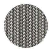 編まれた金属パターン カッティングボード (正面)