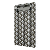 編まれた金属パターン ミニクリップボード (アングル2)