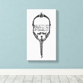 編みひげ キャンバスプリント (インサイチュ (ウッドフロア))