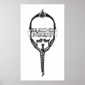 編みひげ ポスター (正面)