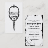 編みひげ 名刺 (正面/裏面)