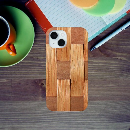 編みバスケットの背景 Case-Mate iPhoneケース