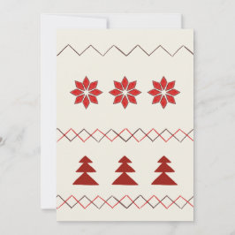 編み模様のグリーティングカード シーズンカード