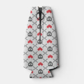 編み模様(スカル) ボトルクーラー (裏面)